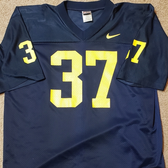Nike Shirts Vintage Michigan Wolverines Jarrett Irons 37 Nike